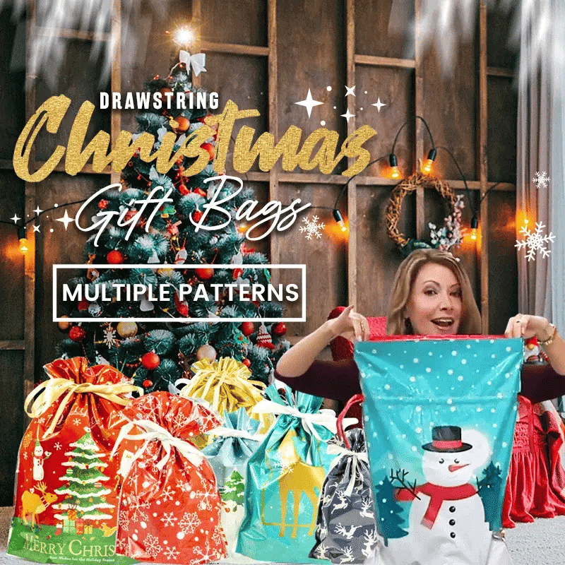 🎁LAST DAY SPECIAL PRICE: 🎅The World’s Best Christmas Gift Bag With Drawstring🎁