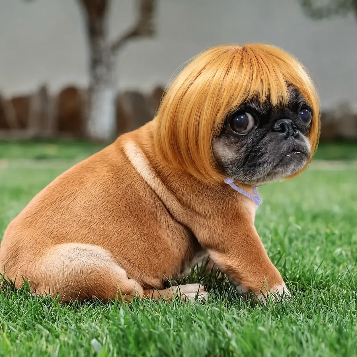 The "Regional Manager" Pet Wig