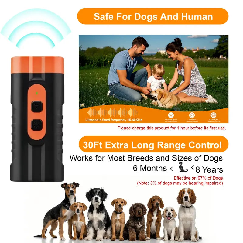 🐶Ultrasonic Dog Barking Deterrent Training Tool