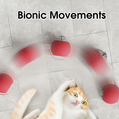The Boredom Buster: Smart Self-Moving Ball for Bored Cats & Dogs