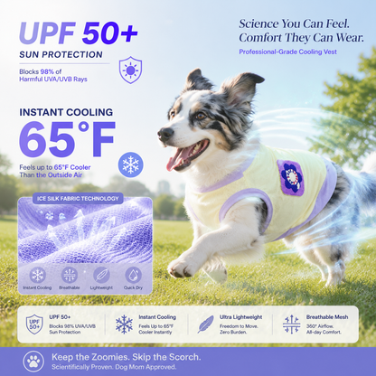 UPF 50+ Certified Canine Cooling Vest