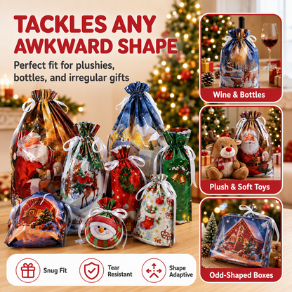 🎁LAST DAY SPECIAL PRICE: 🎅The World’s Best Christmas Gift Bag With Drawstring🎁