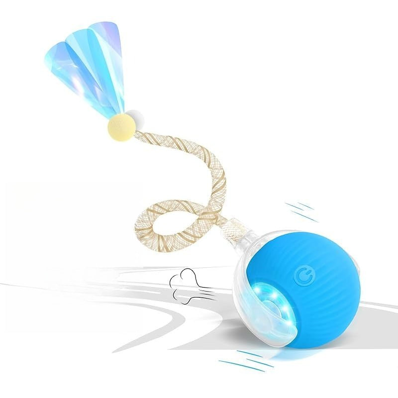 The Boredom Buster: Smart Self-Moving Ball for Bored Cats & Dogs