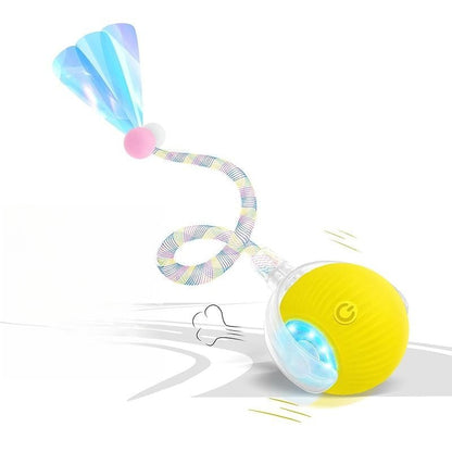 The Boredom Buster: Smart Self-Moving Ball for Bored Cats & Dogs
