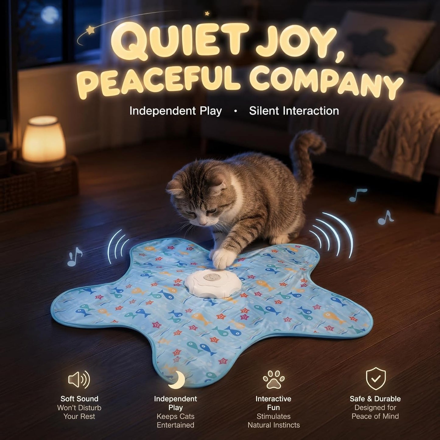 NobleClaws™ Interactive Cat Hunting Mat