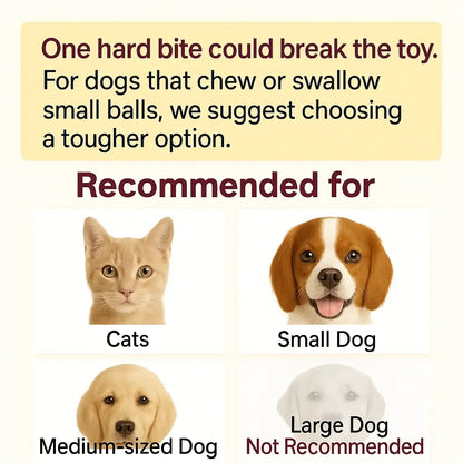 The Boredom Buster: Smart Self-Moving Ball for Bored Cats & Dogs