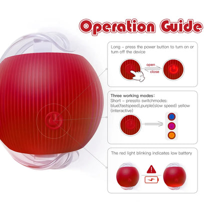 The Boredom Buster: Smart Self-Moving Ball for Bored Cats & Dogs