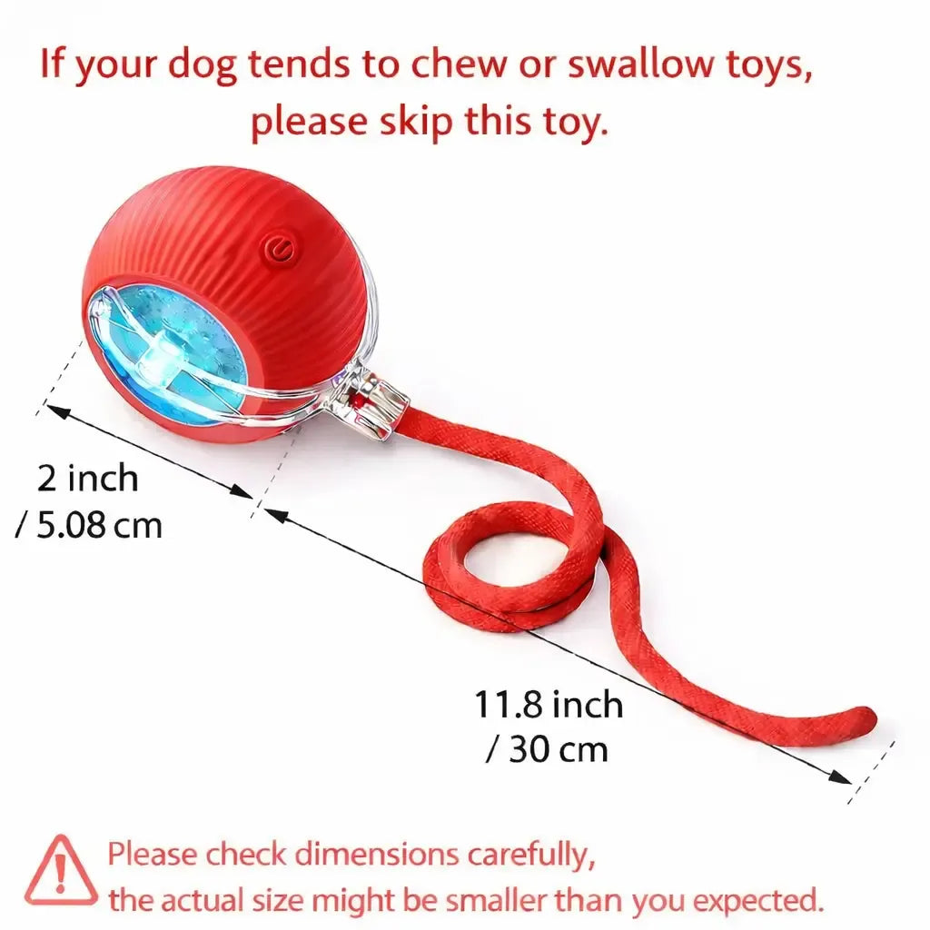The Boredom Buster: Smart Self-Moving Ball for Bored Cats & Dogs