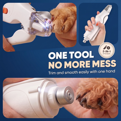 PawLab 2-in-1 Pet Nail Clipper & Grinder
