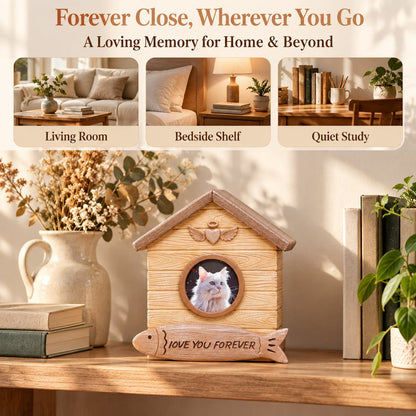 Pet Memorial Urn with Photo Frame – A Beautiful Keepsake to Honor Your Beloved Pet